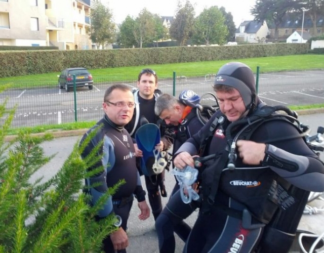  Viaje de buceo en Bretaña con el club de Angers 